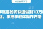 怎么样才能让快手粉丝变多一点（怎么样才能让快手的粉丝很快就涨）